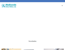 Tablet Screenshot of mediconde.pt